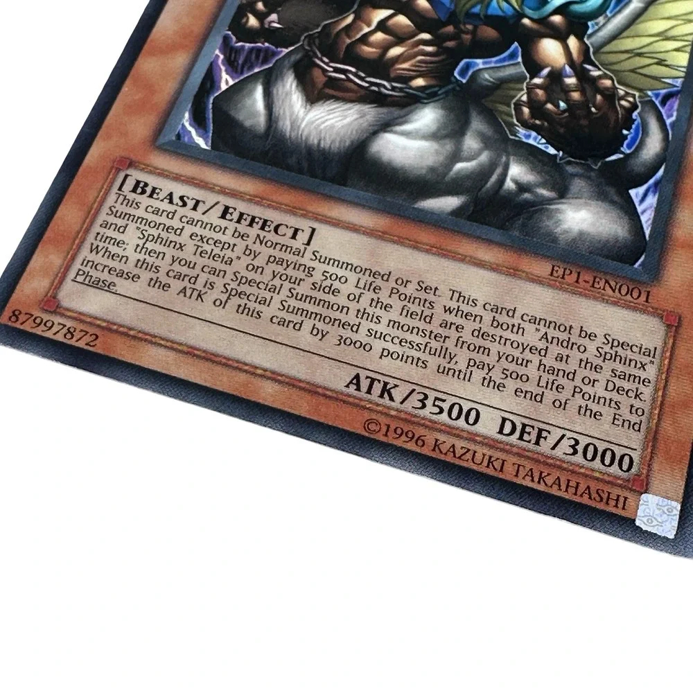 Yu-Gi-Oh Theinen the Great Sphinx EP1-EN001 Ultra Rare Beast Effect Card Light